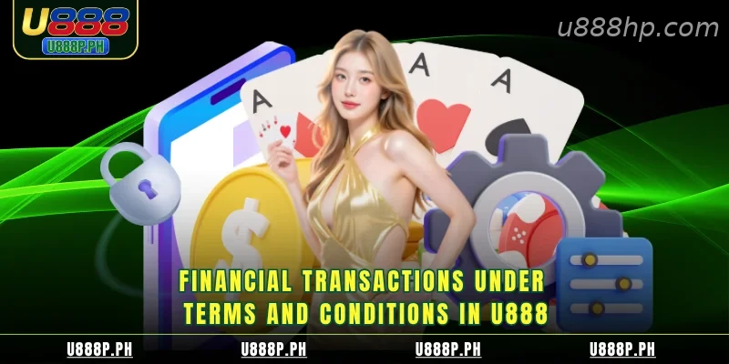 Financial transactions under terms and conditions in u888
