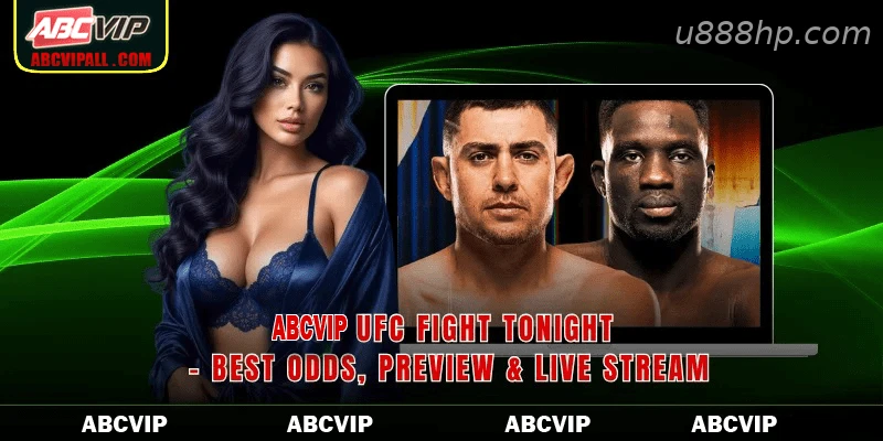U888 UFC Fight Tonight Best Odds Preview Live Stream